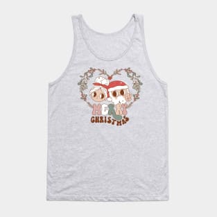 Santa Mrs Claus Christmas Tank Top